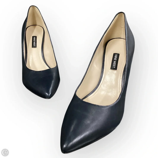 Shoes Heels Stiletto By Nine West In Navy, Size: 10