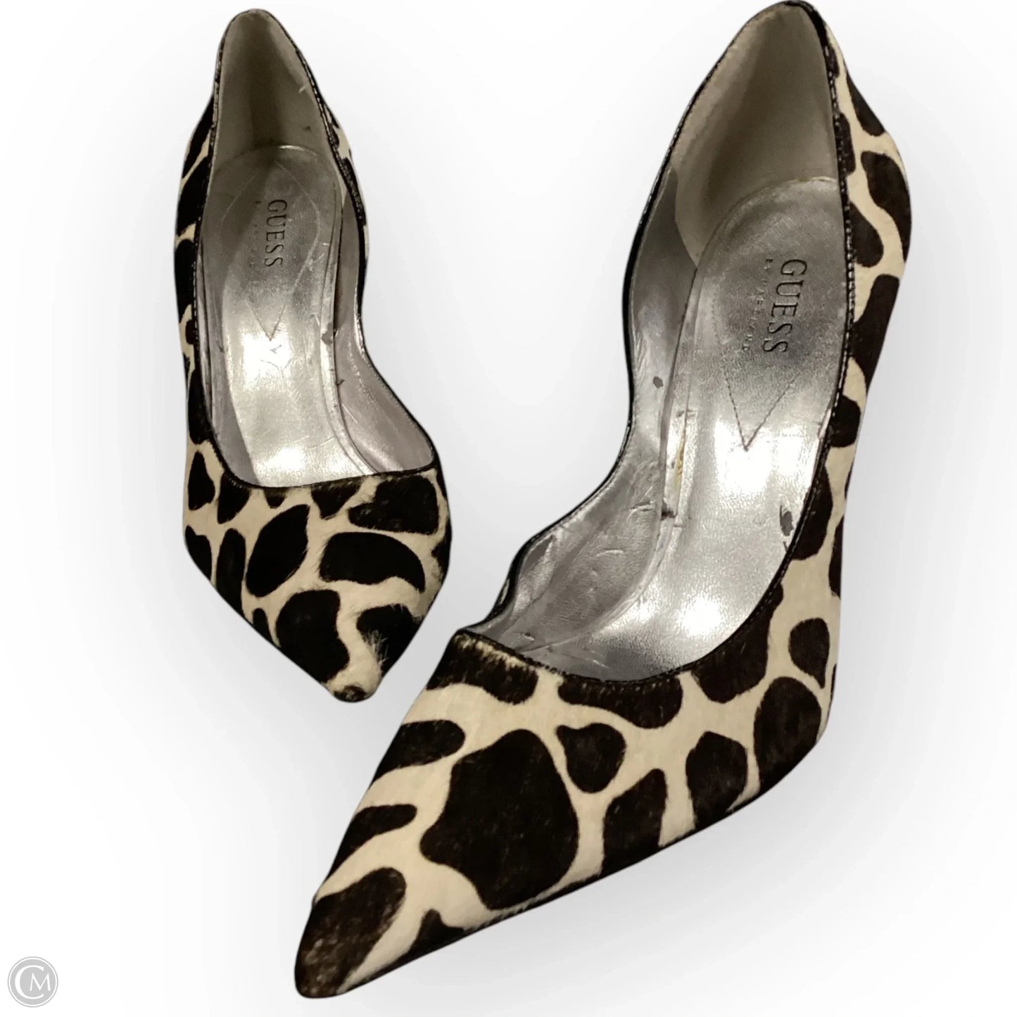 Shoes Heels Stiletto By Guess In Animal Print, Size: 10