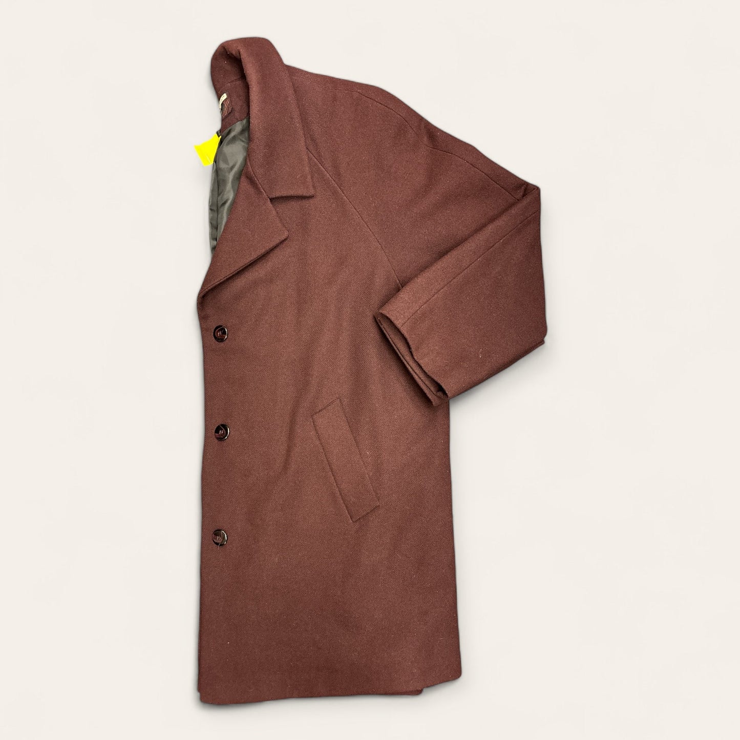Coat Wool  In Purple, Size: 2x