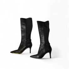 Load image into Gallery viewer, Boots Mid-calf Heels By Nine West In Black, Size: 5.5
