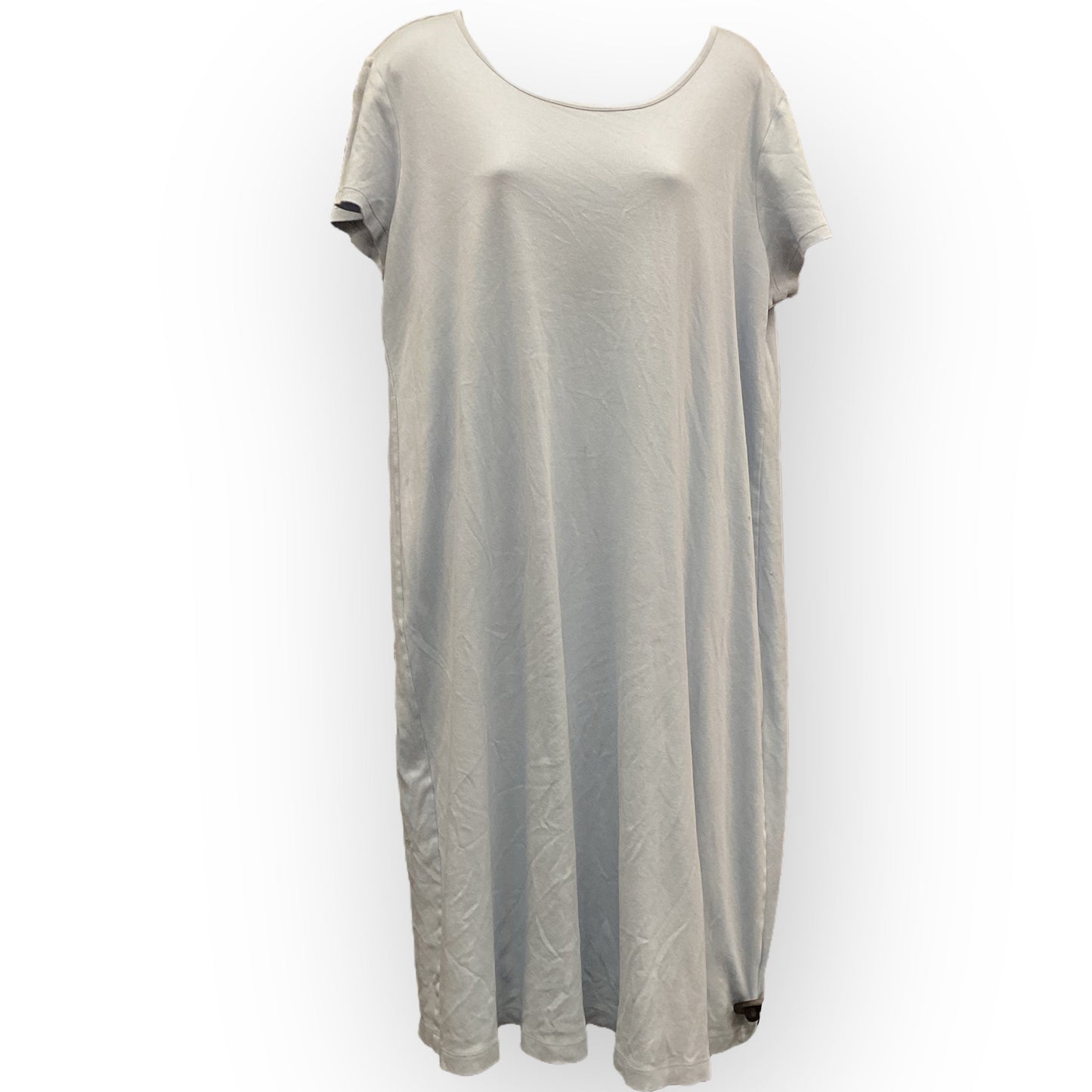 Dress Casual Midi By Lands End In Blue, Size: L