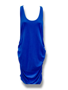 Dress Casual Midi By Express In Blue, Size: XL New