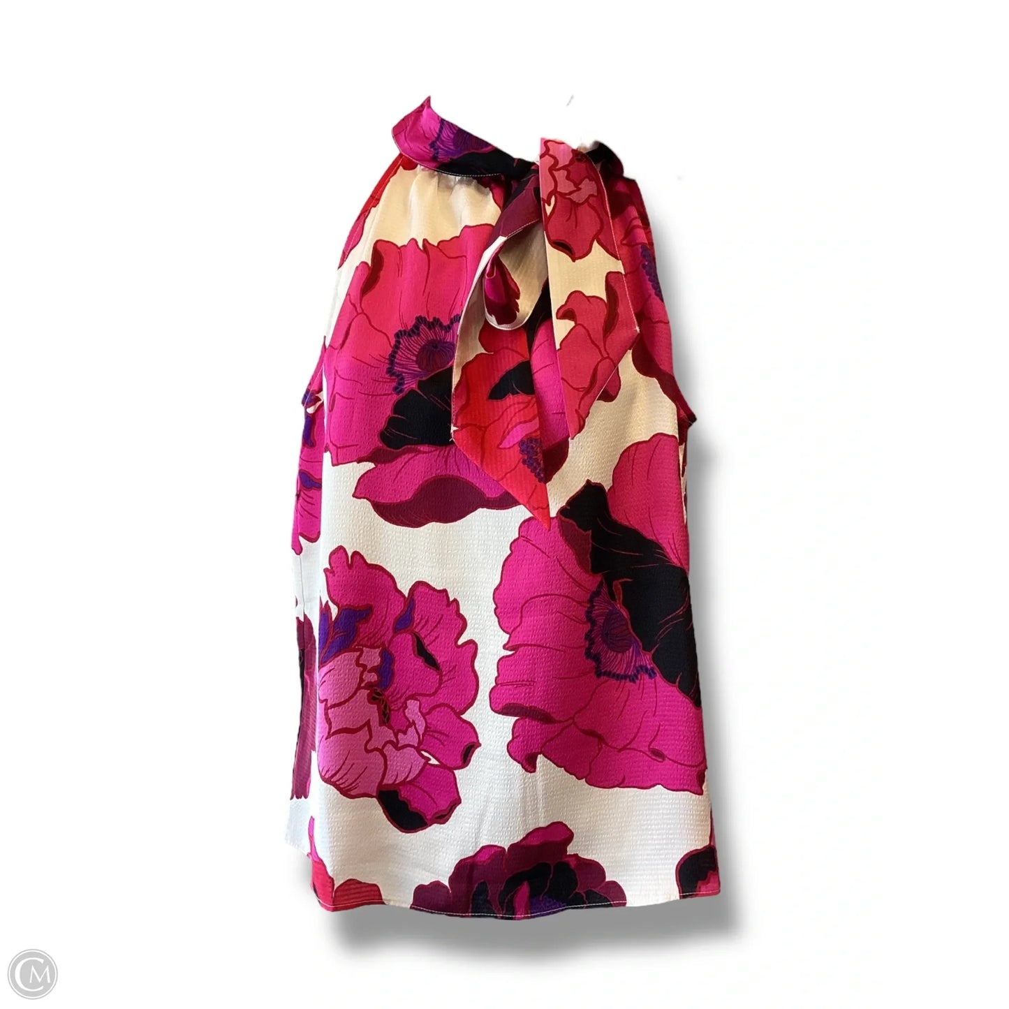 Top Sleeveless By Talbots In Floral Print, Size: S