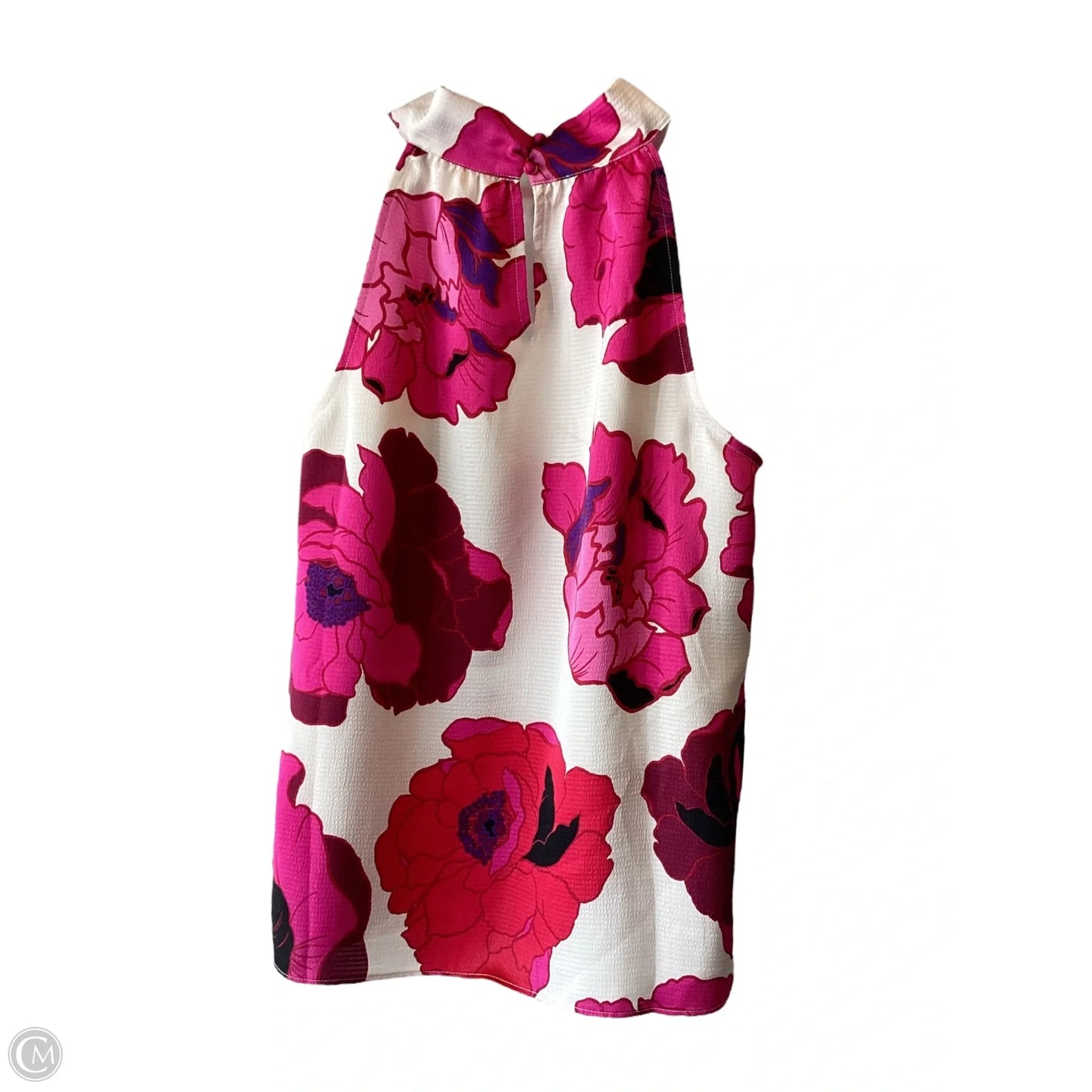 Top Sleeveless By Talbots In Floral Print, Size: S