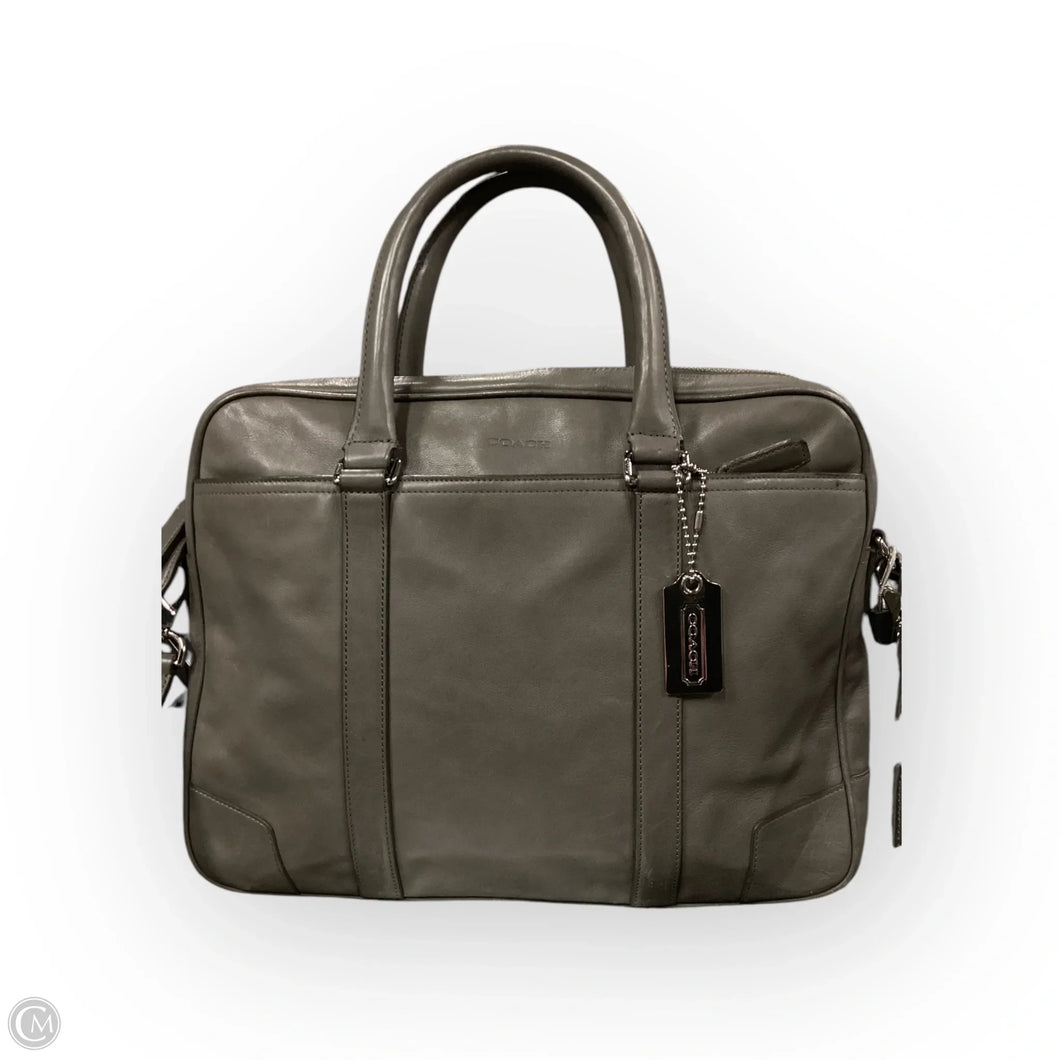 Laptop Bag Designer By Coach, Size: Medium