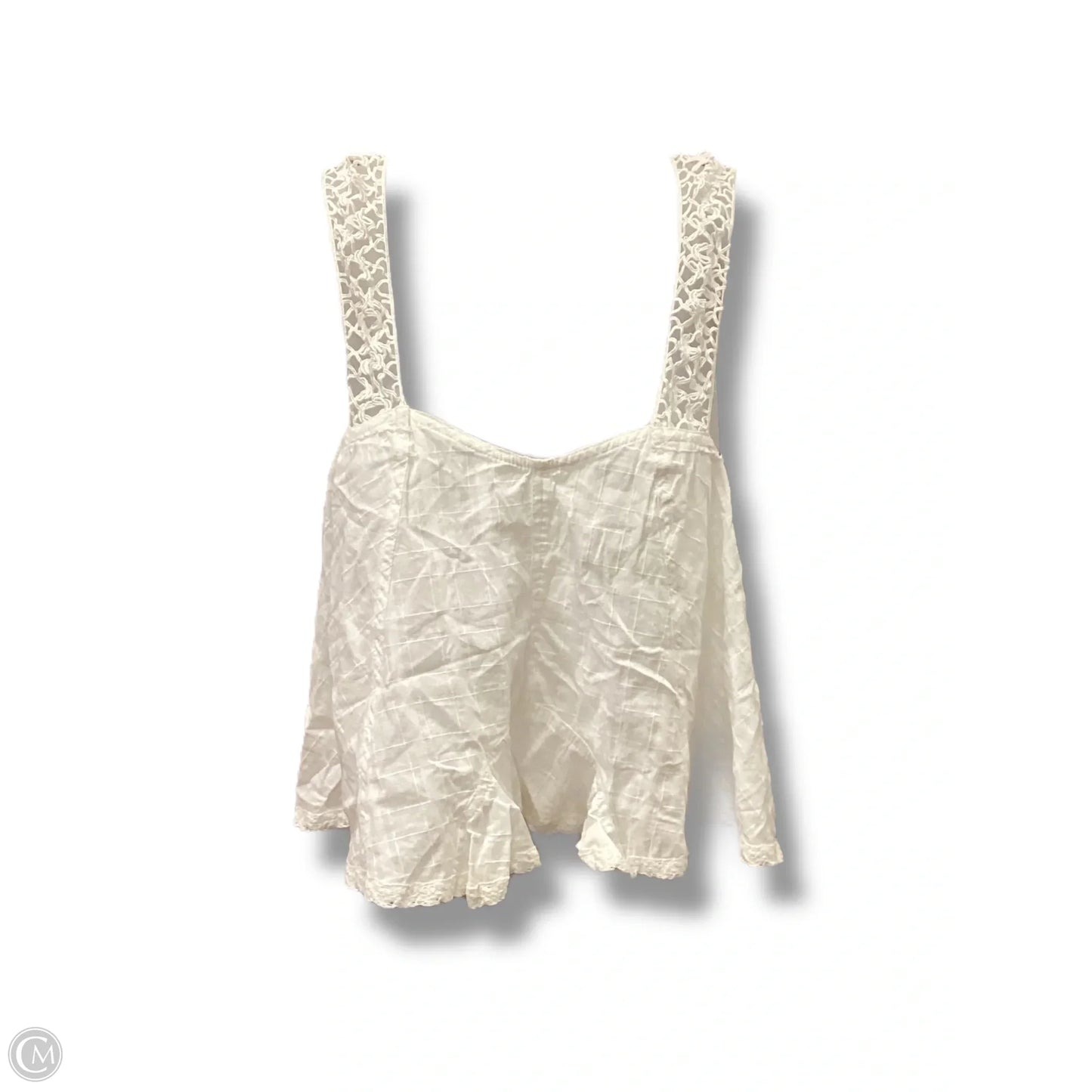 Top Sleeveless Basic  In White, Size: Xs