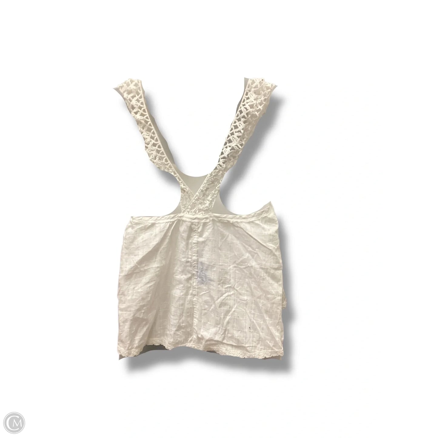 Top Sleeveless Basic  In White, Size: Xs