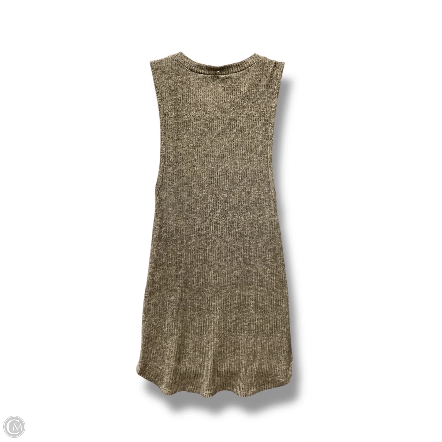 Top Sleeveless Basic  In Grey, Size: S