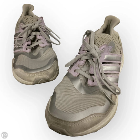 Shoes Athletic By Adidas In Grey & Silver, Size: 5.5