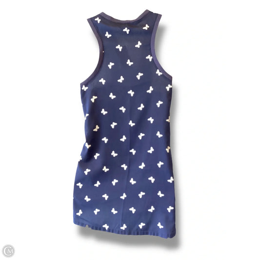 Top Sleeveless By Banana Republic In Blue & White, Size: M