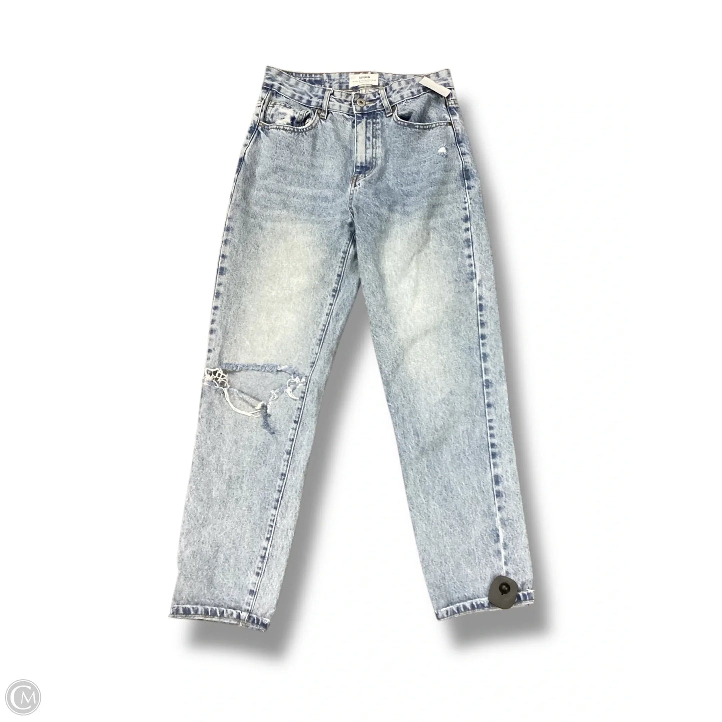 Jeans Cropped By Cotton On In Blue Denim, Size: 6
