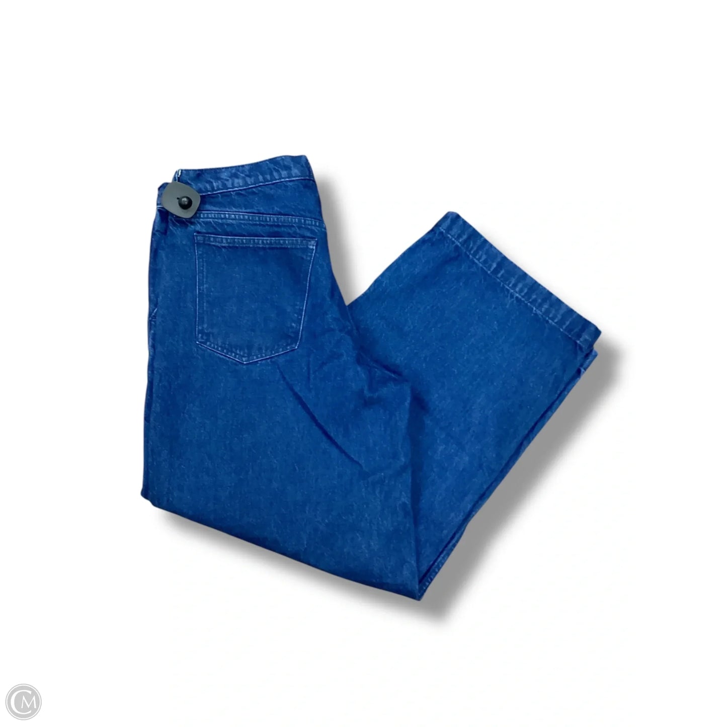 Jeans Wide Leg By Abercrombie And Fitch In Blue Denim, Size: 12