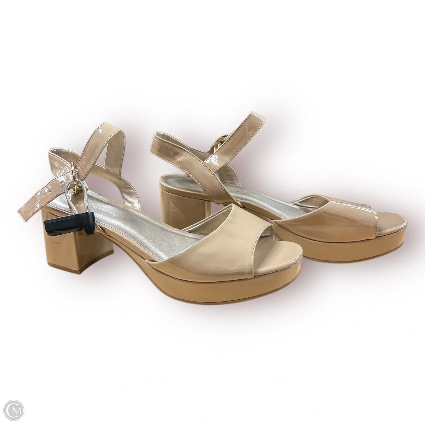 Shoes Heels Block By Cl By Chinese Laundry In Cream, Size: 11