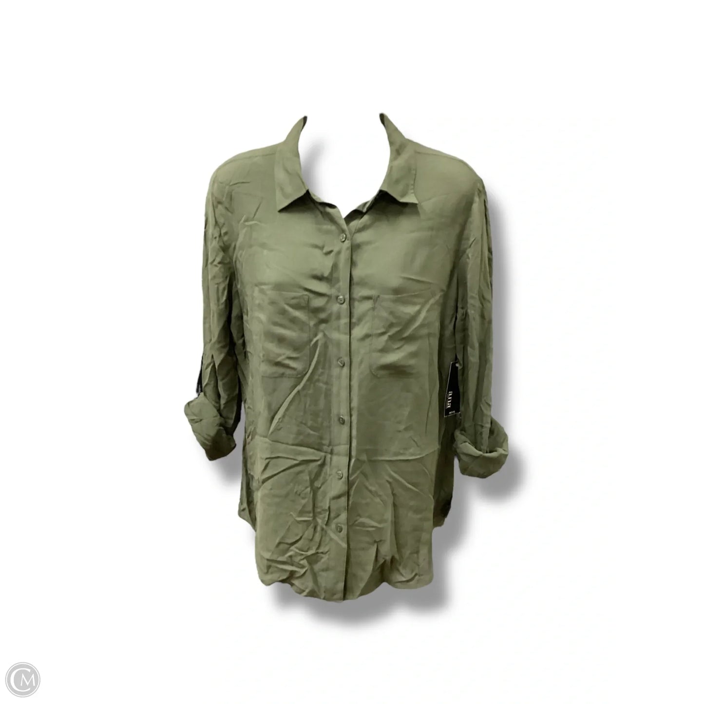 Top Long Sleeve Basic By Ana In Green, Size: Mp