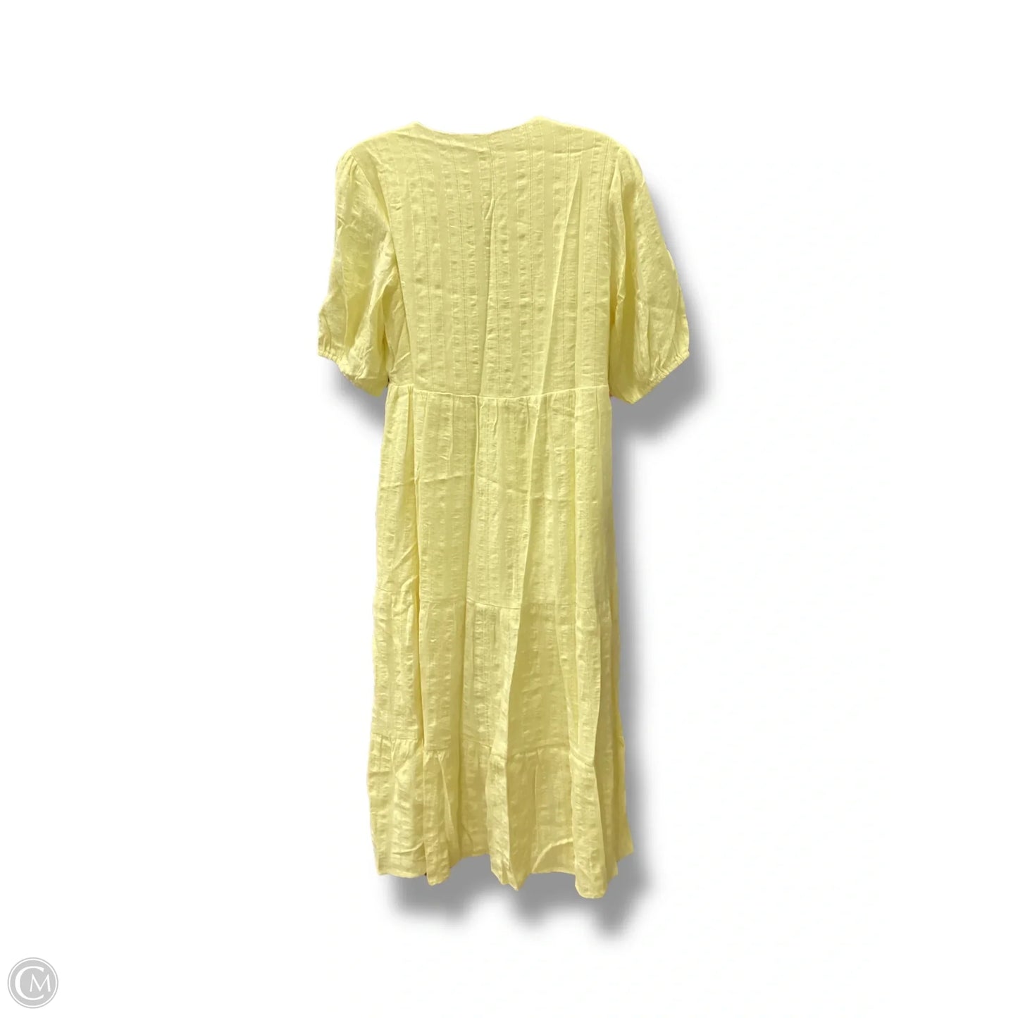 Dress Casual Midi By J. Jill In Yellow, Size: S