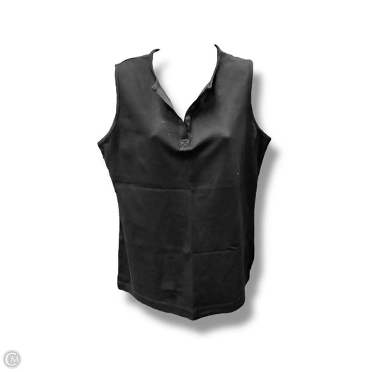 Top Sleeveless Basic By Kim Rogers In Black, Size: M