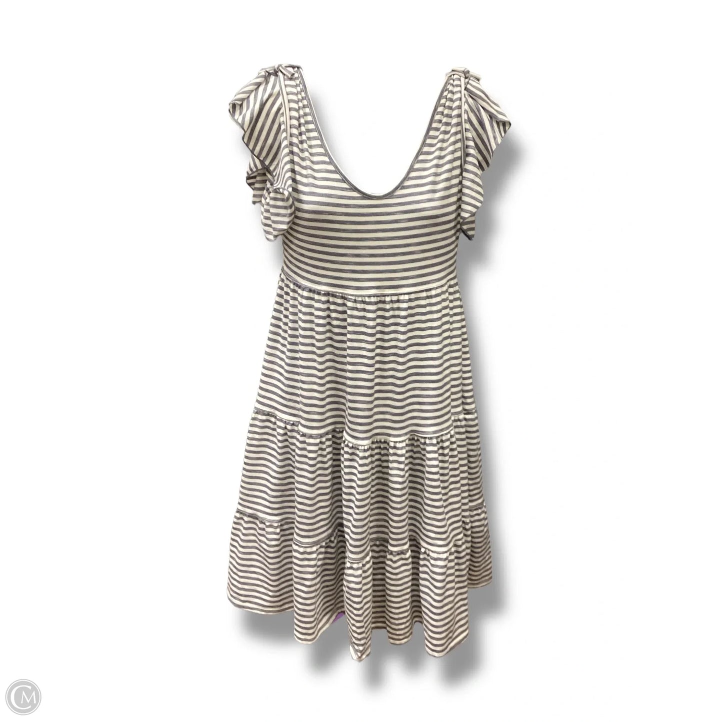 Dress Casual Midi By Max Studio In Striped Pattern, Size: Xs