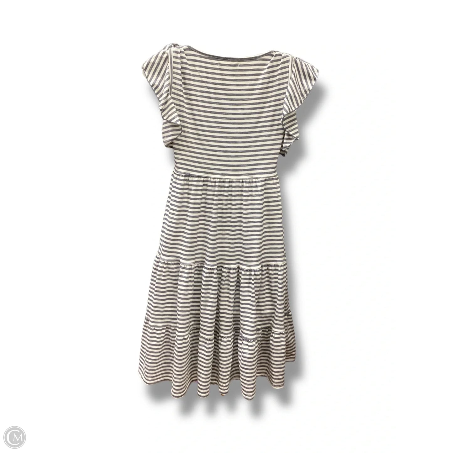 Dress Casual Midi By Max Studio In Striped Pattern, Size: Xs