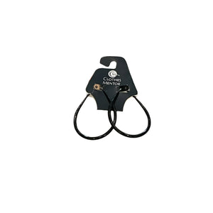 Earrings Hoops - Black