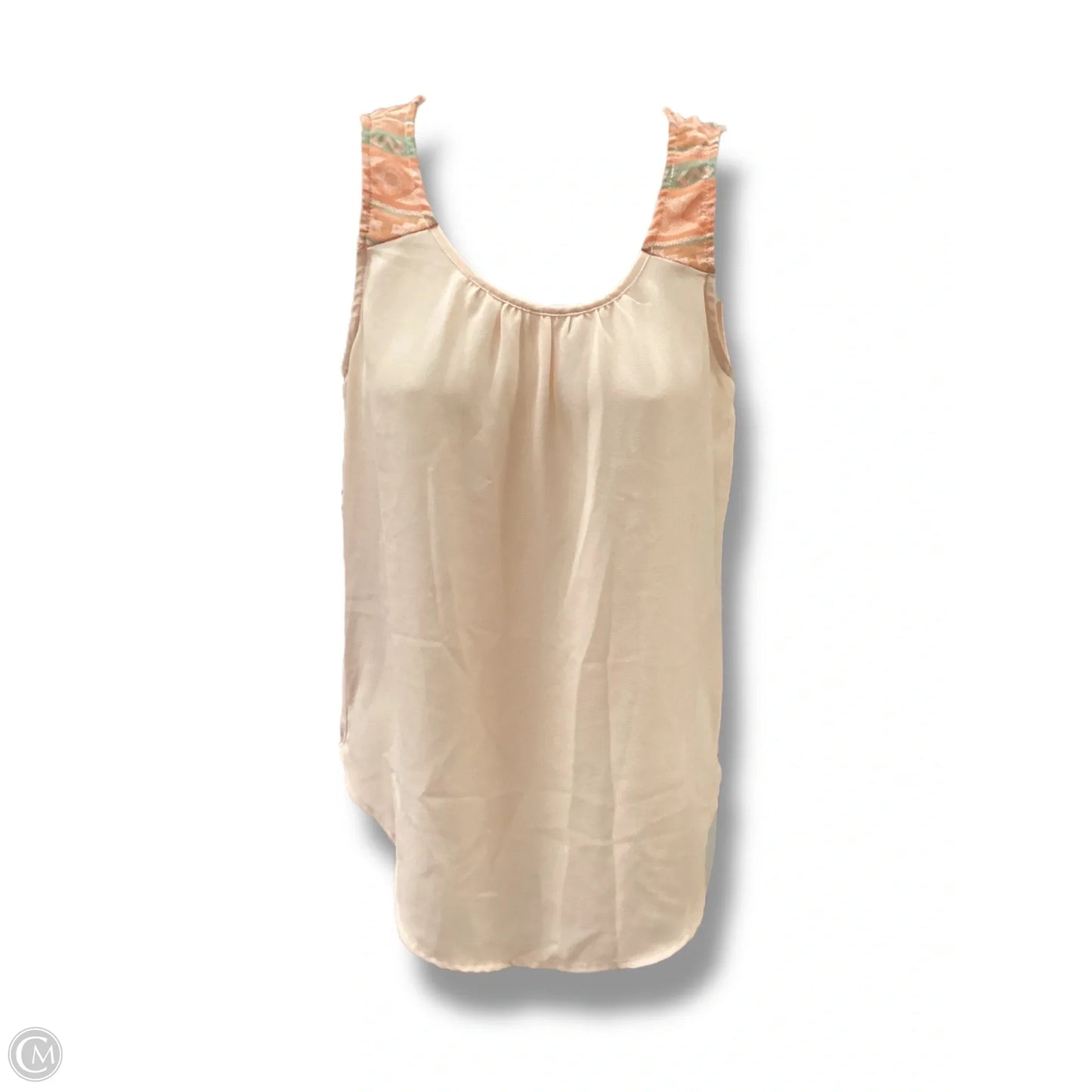 Top Sleeveless  In Peach, Size: S