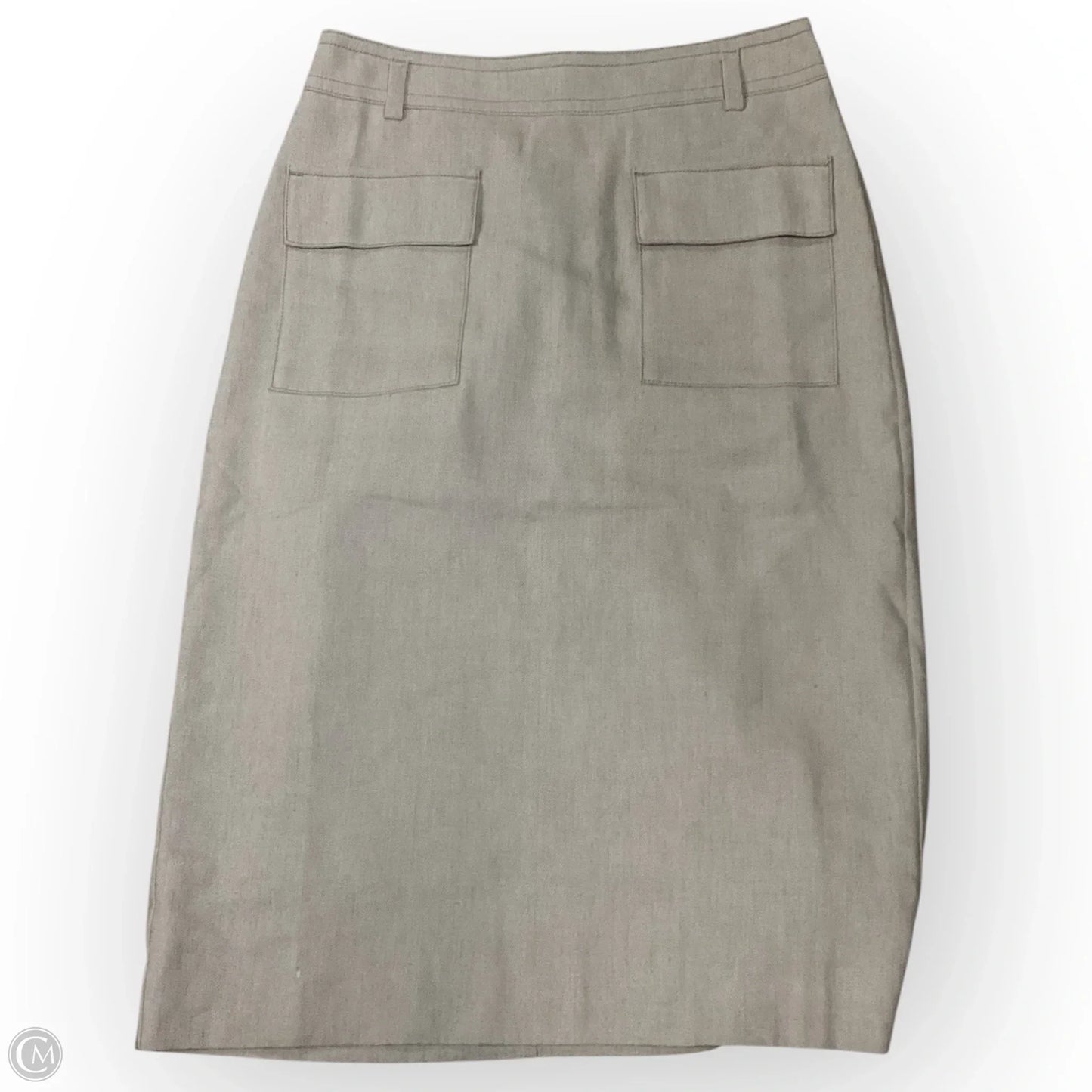 Skirt Midi By Ann Taylor In Cream, Size: 4