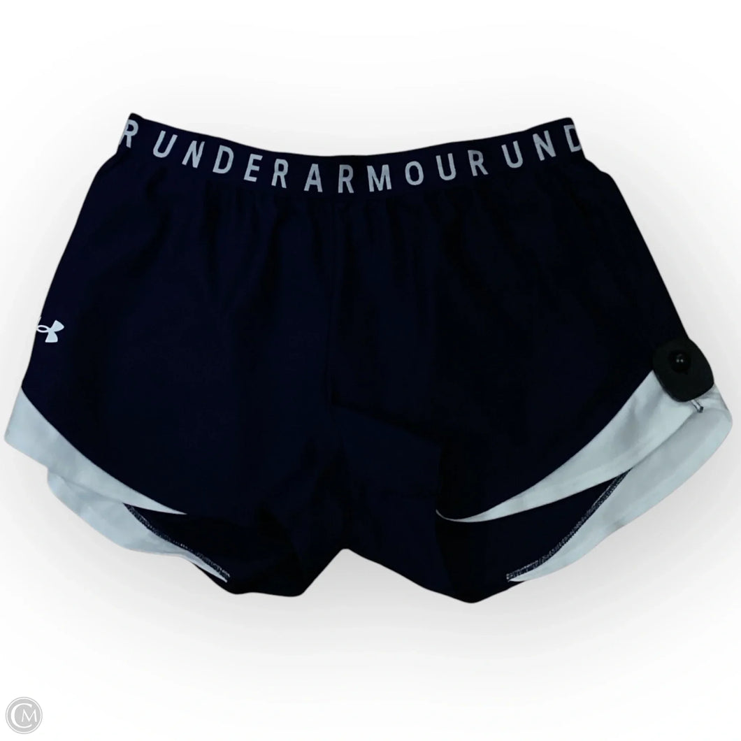 Athletic Shorts By Under Armour In Navy, Size: L