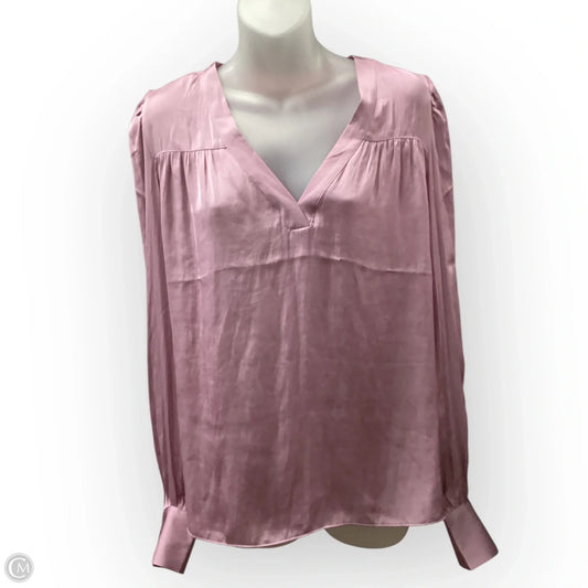 Long Sleeve Blouse By Express In Pink, Size: M - New