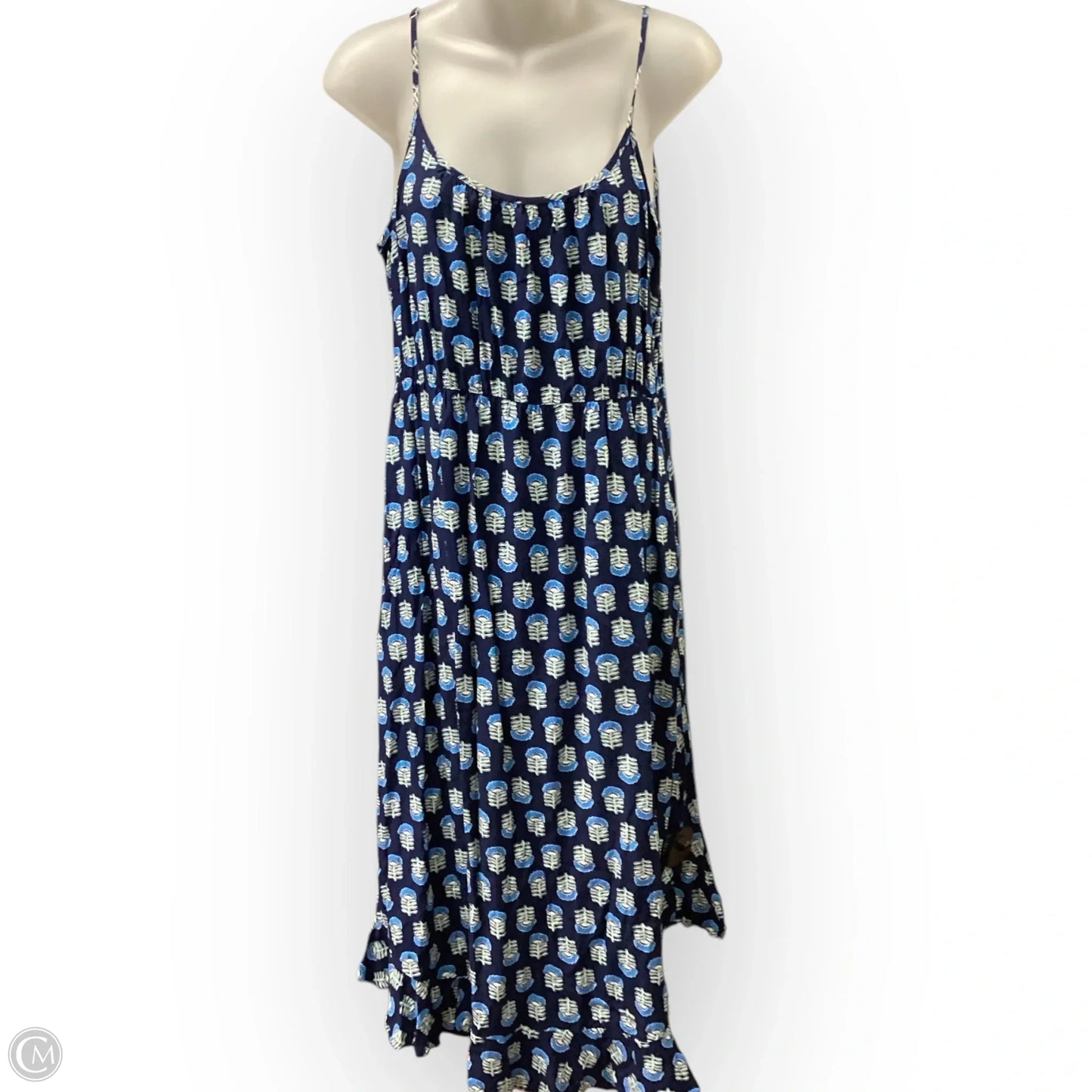 Dress Casual Midi By J. Crew In Blue, Size: 8