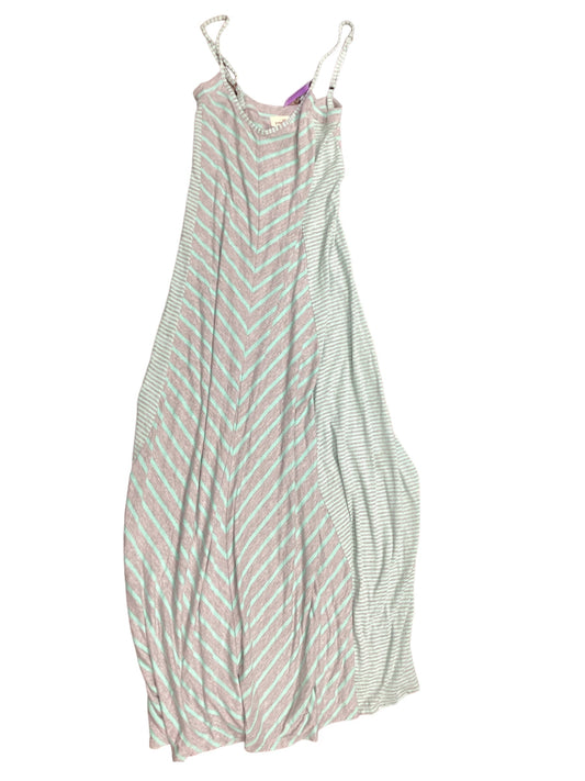 Striped Pattern Dress Casual Maxi , Size Xs