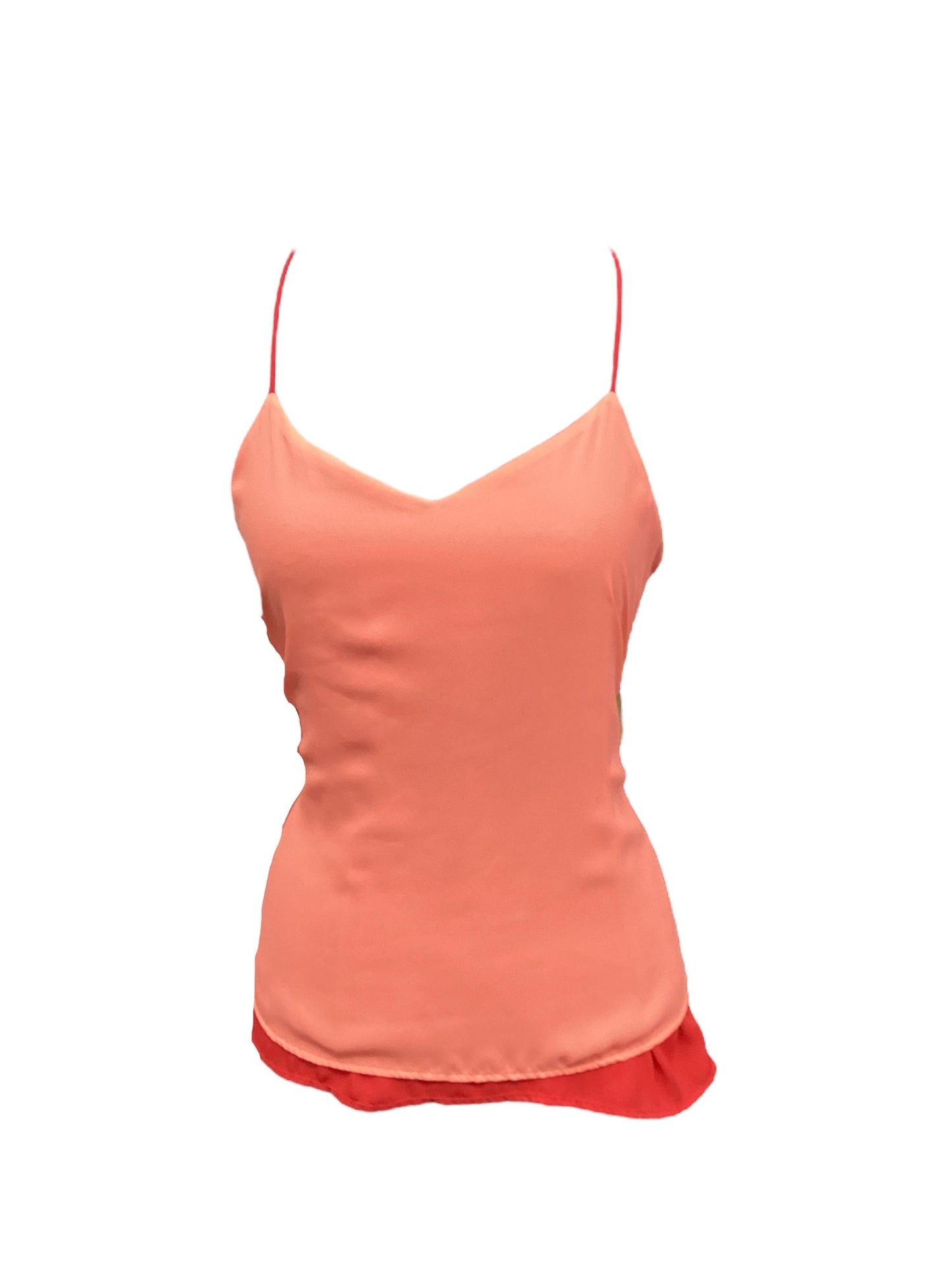 Orange Top Sleeveless , Size S