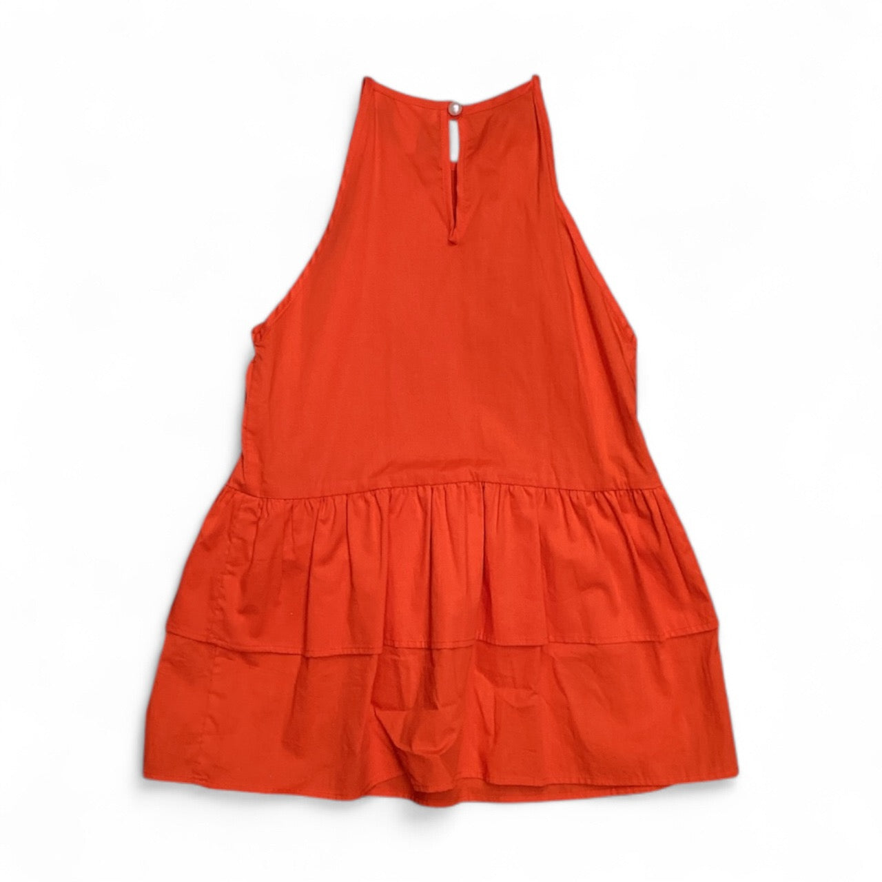 Tank Top  In Orange, Size: S