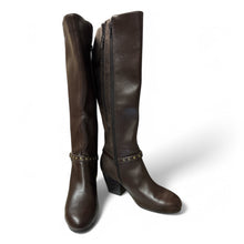 Load image into Gallery viewer, Boots Mid-calf Heels By Aerosoles In Brown, Size: 6

