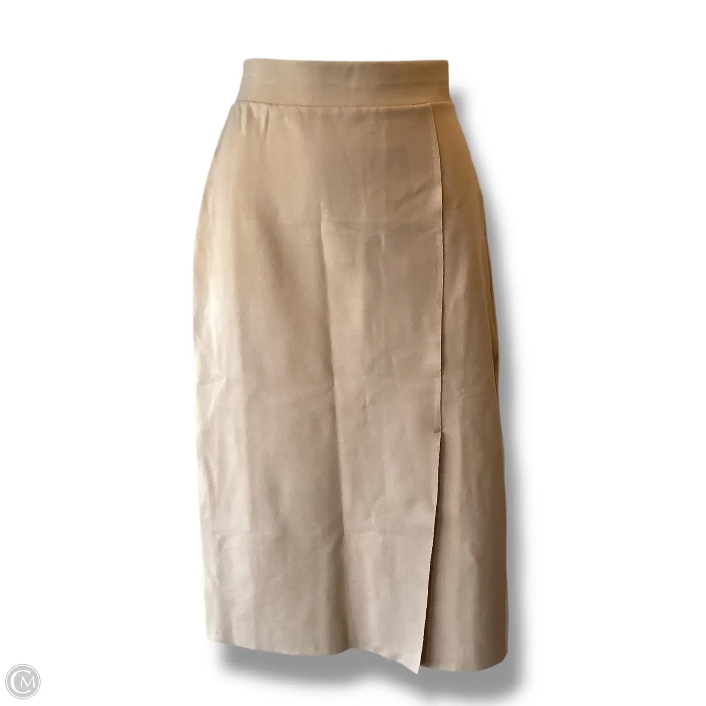 Skirt Midi  In Beige, Size: S