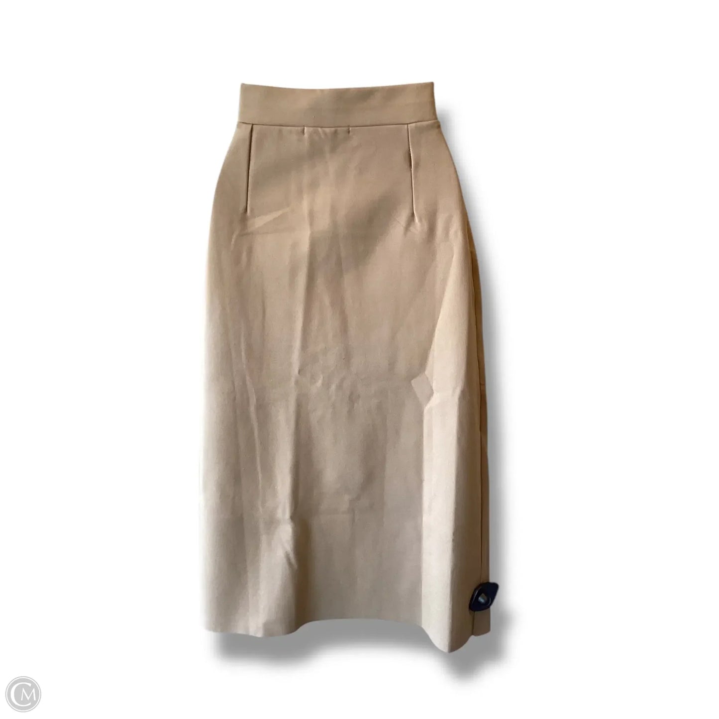 Skirt Midi  In Beige, Size: S
