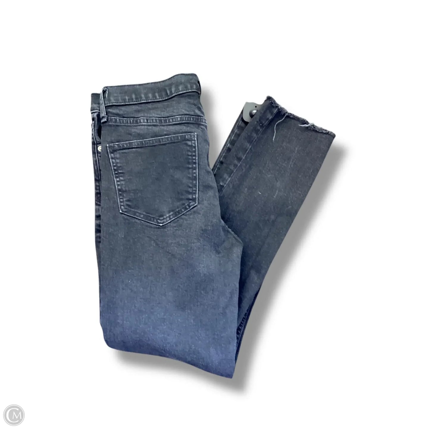Jeans Skinny By Gap In Black Denim, Size: 28