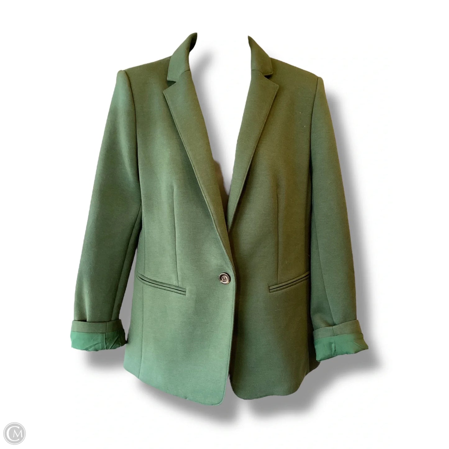 Blazer By Ann Taylor In Green, Size: 10