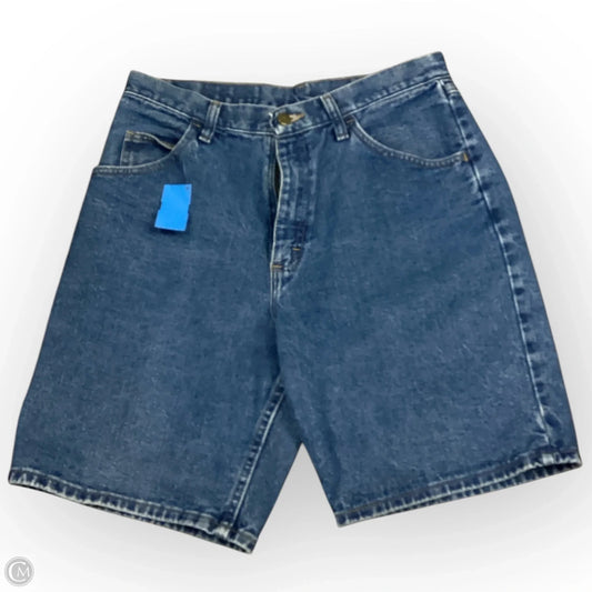 Shorts By Wrangler In Blue Denim, Size: 12
