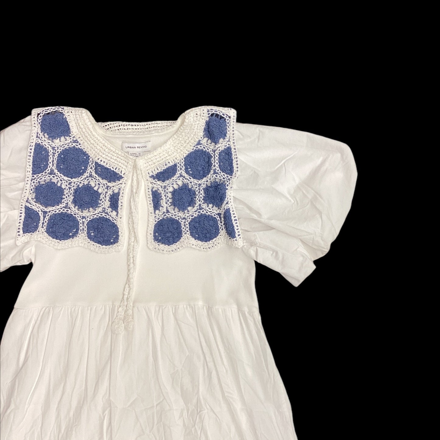 Dress Casual Midi  In White, Size: 6