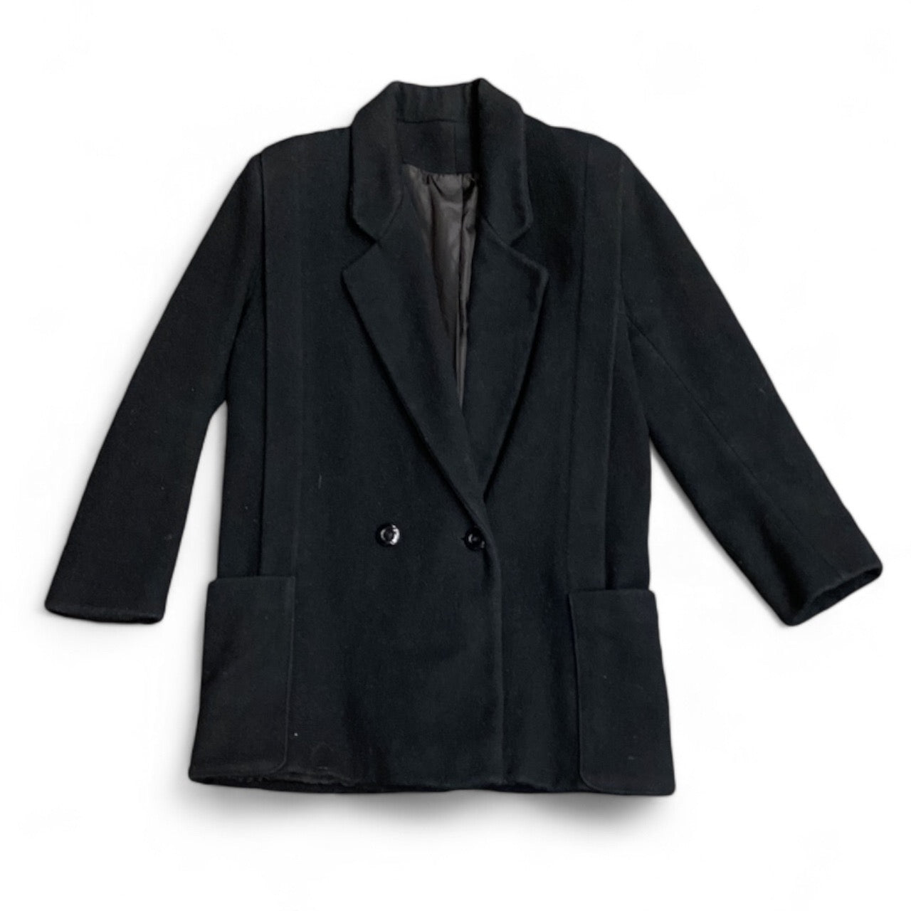 Coat Peacoat  In Black