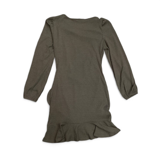 Dress Casual Midi By  Byinns In Green, Size: L