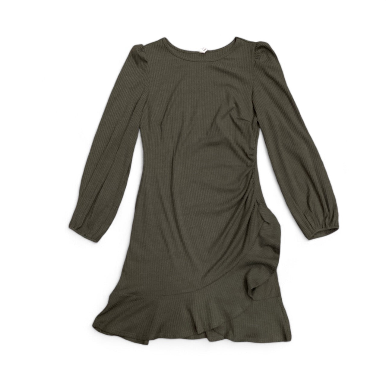 Dress Casual Midi By  Byinns In Green, Size: L