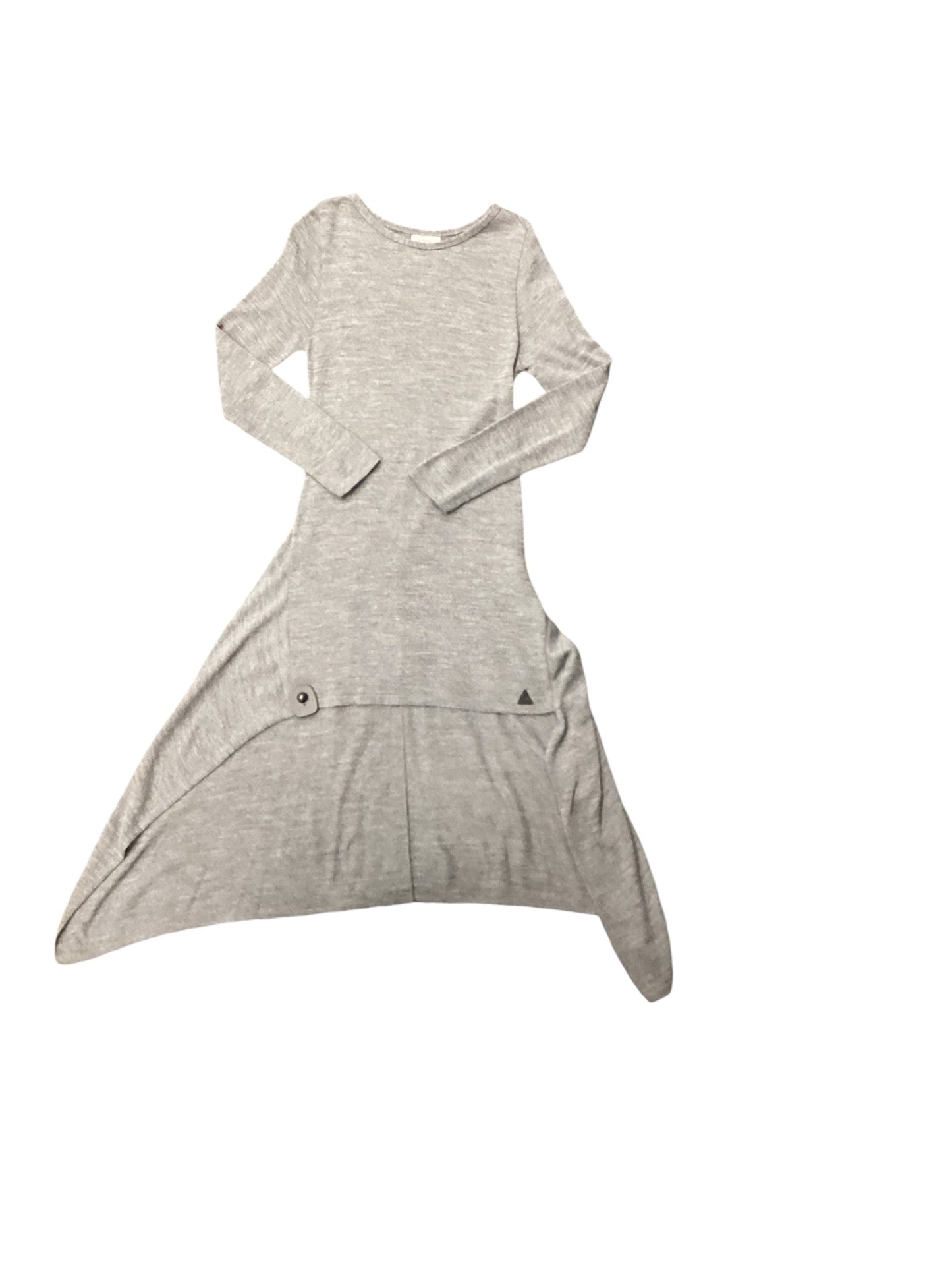 Dress Casual Maxi  In Grey, Size: M