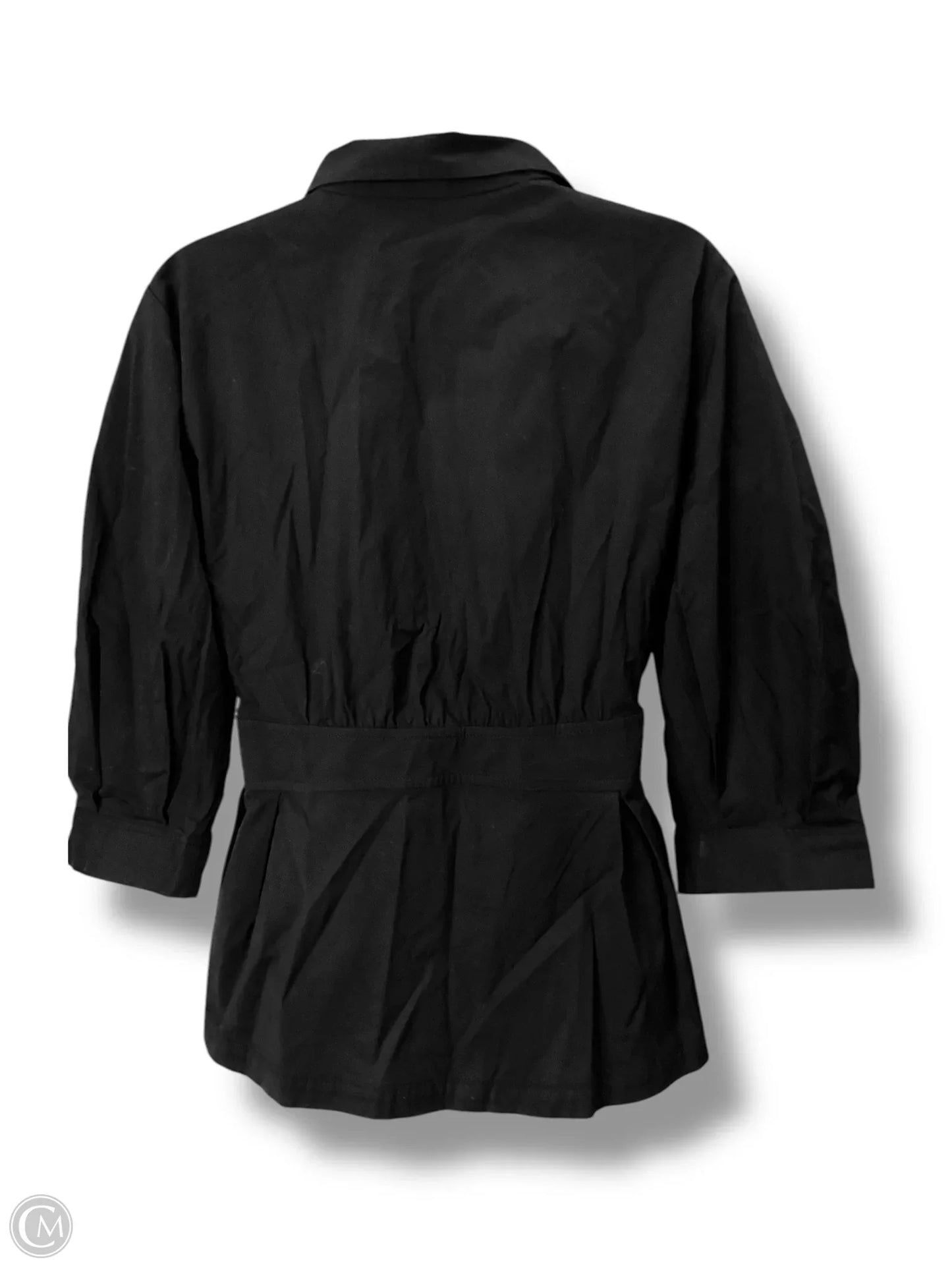 Top Long Sleeve  In Black, Size: M