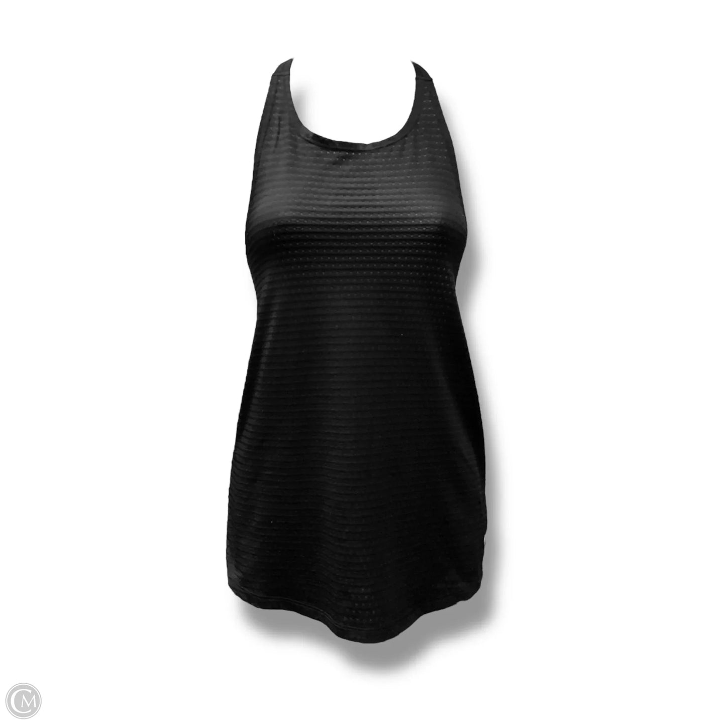 Athletic Top Short Sleeve By Apana In Black, Size: S