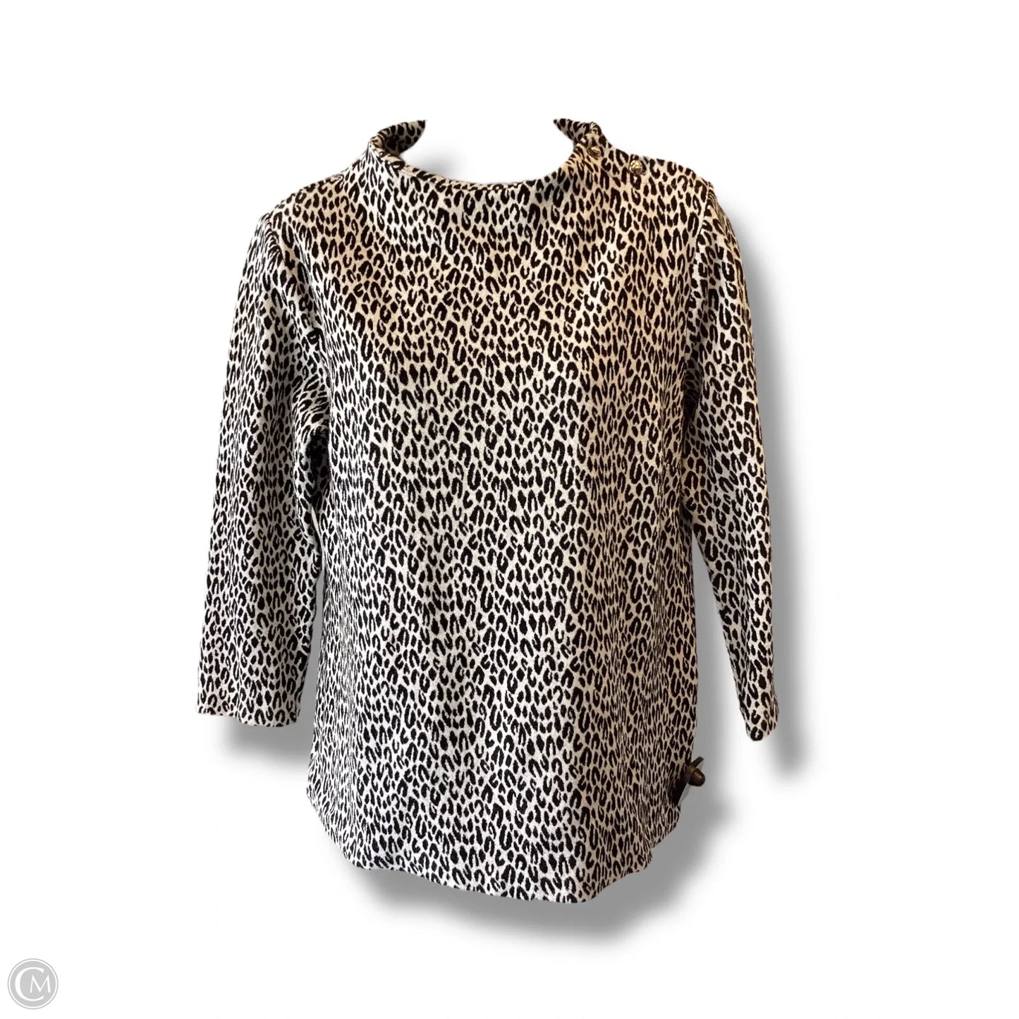 Sweater By Talbots In Animal Print, Size: S