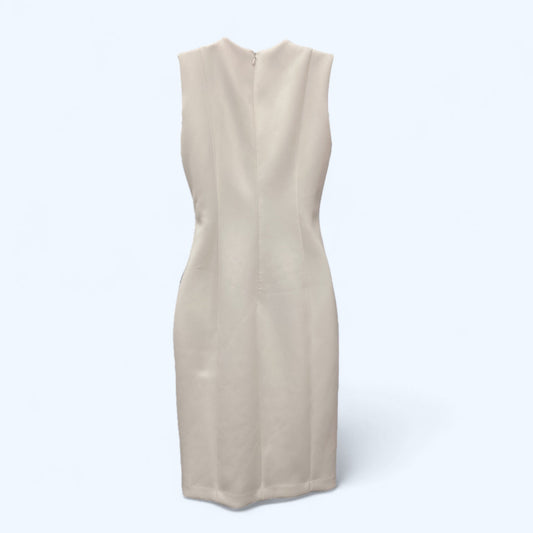 Dress Work By Calvin Klein In White, Size: 2