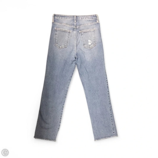 Jeans Straight  In Blue, Size: 6