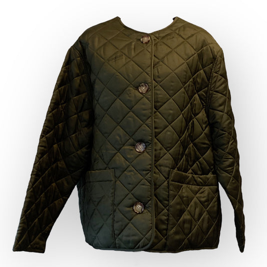 Designer BURBERRY London Quilted Jacket Nova Check Lined Size L