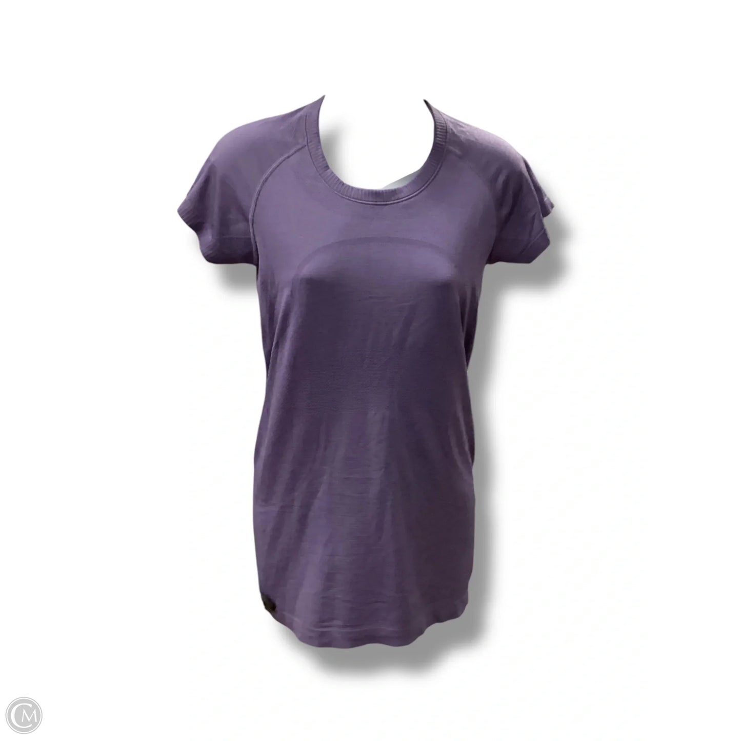 Top Short Sleeve By Lululemon In Purple, Size: M