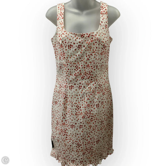 Dress Casual Short By Moda Intl In Red & White, Size: 6